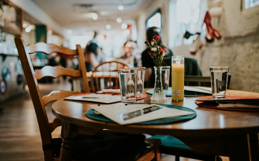 Naval Canteen — institutional dining hall interior
