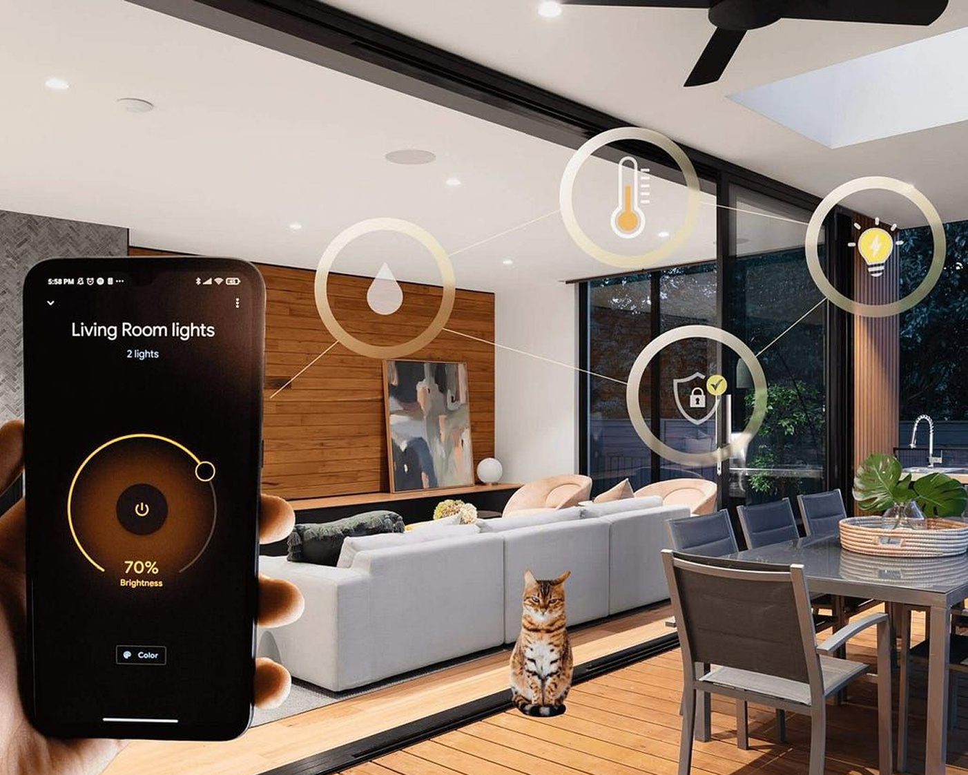 Home automation control panel