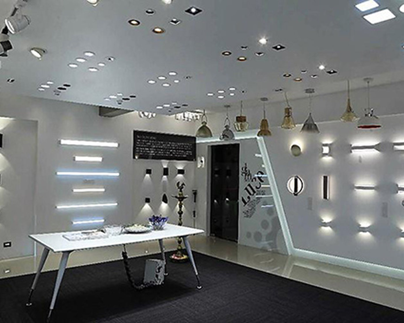 Premium decorative pendant lighting in a well-lit interior