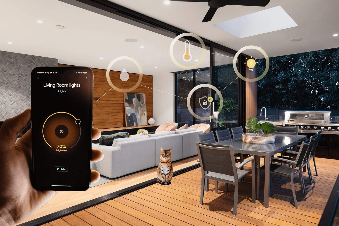 Home automation control panel